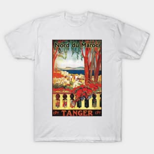 Moroccan Travel Poster: Tangier T-Shirt